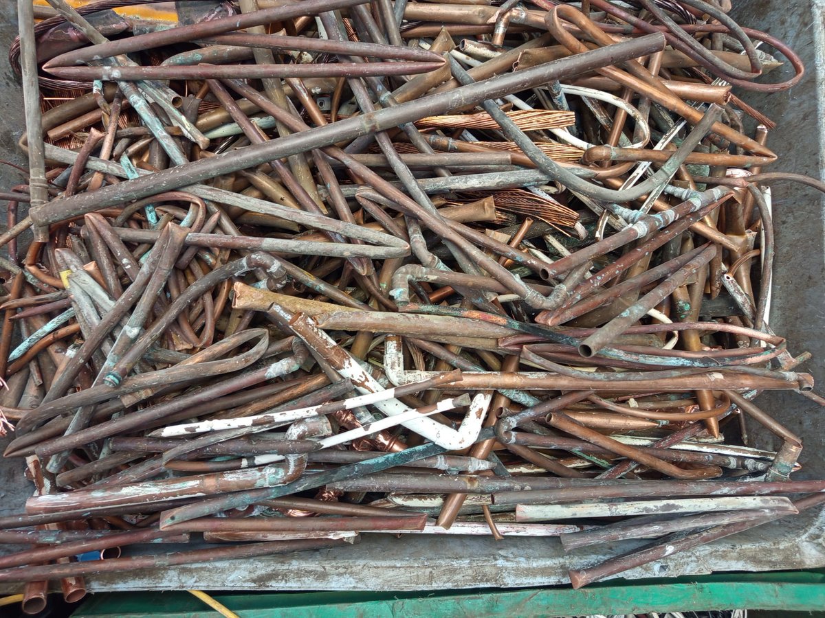 Heavy copper pipe — used copper accepted at all QuickStop depots